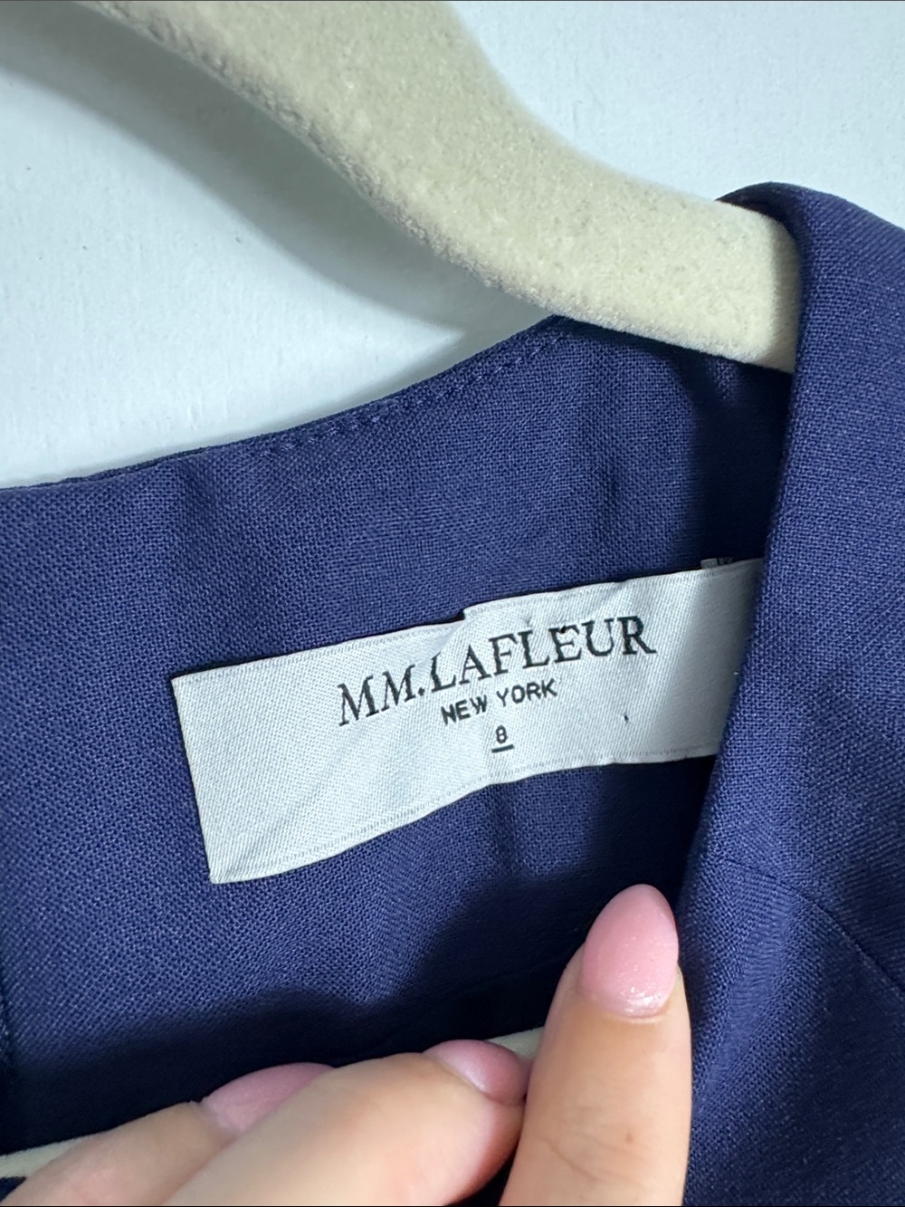 MM LaFleur Toi Dress Deep Indigo Size 0 - Picture 4 of 10